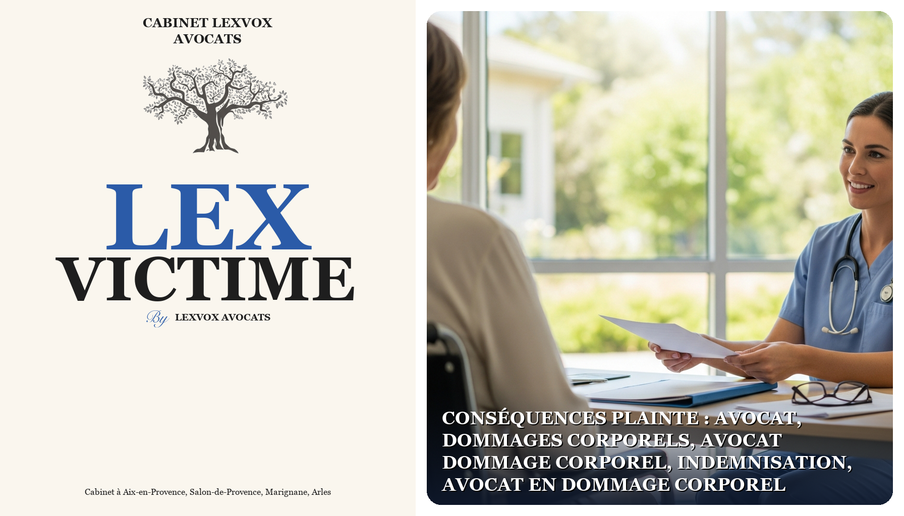 Conséquences plainte : avocat, dommages corporels, avocat dommage corporel, indemnisation, avocat en dommage corporel