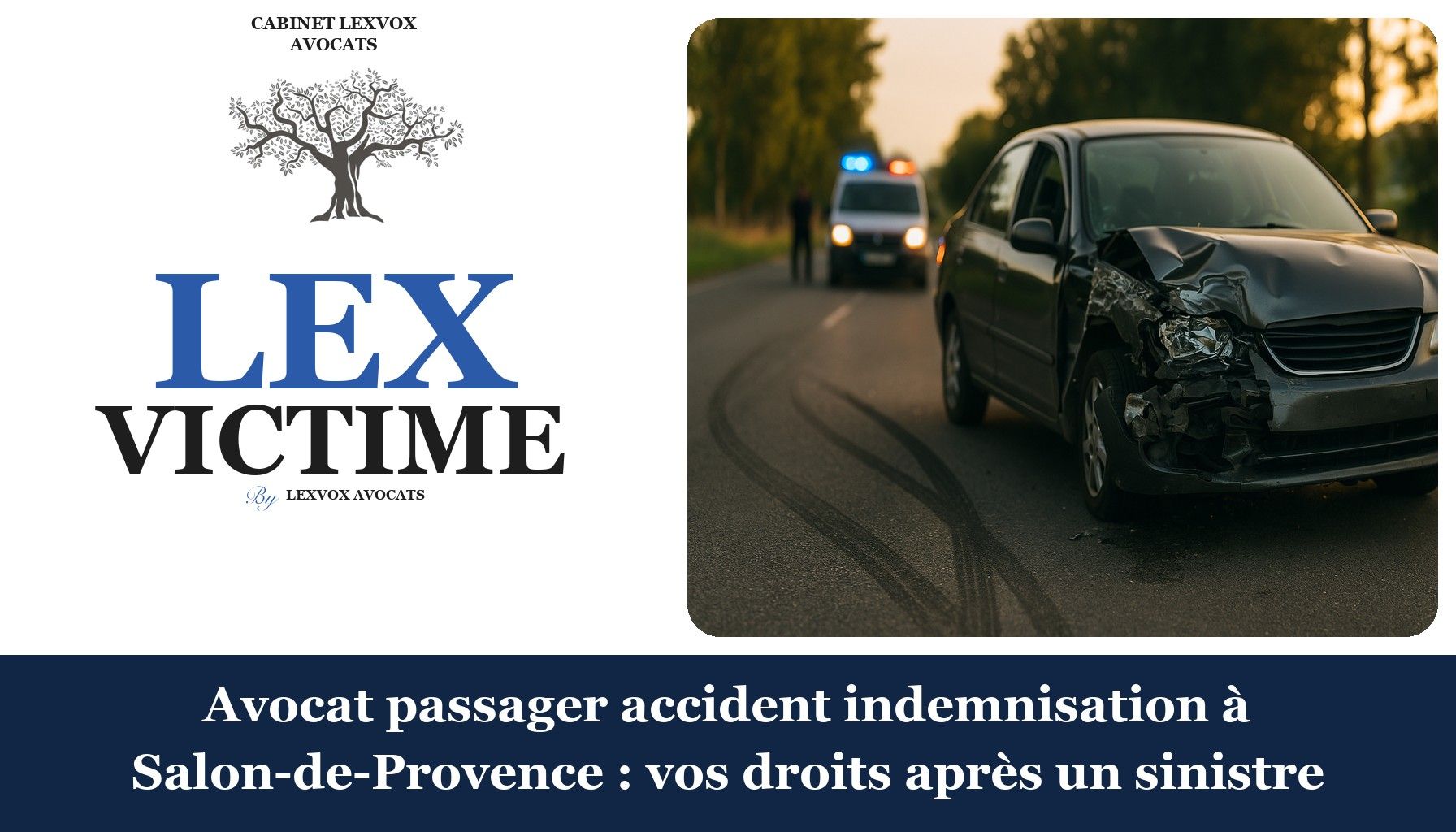 Avocat passager accident indemnisation à Salon-de-Provence : vos droits après un sinistre