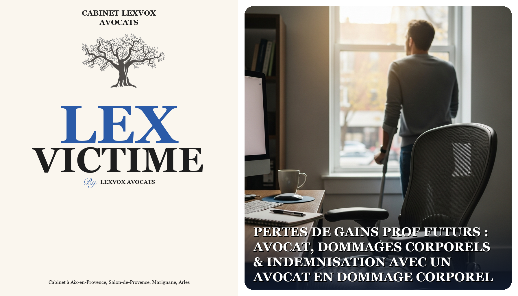 Pertes de gains prof futurs : avocat, dommages corporels & indemnisation avec un avocat en dommage corporel
