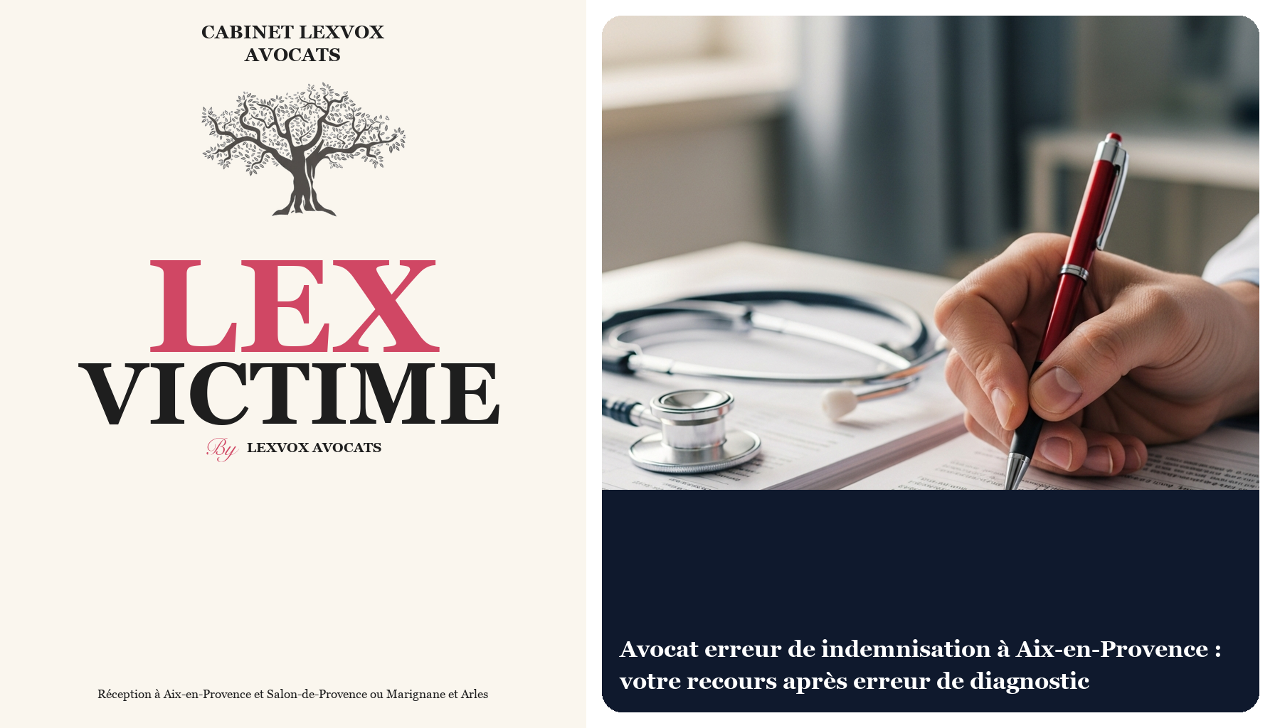 Avocat erreur de indemnisation à Aix-en-Provence : votre recours après erreur de diagnostic