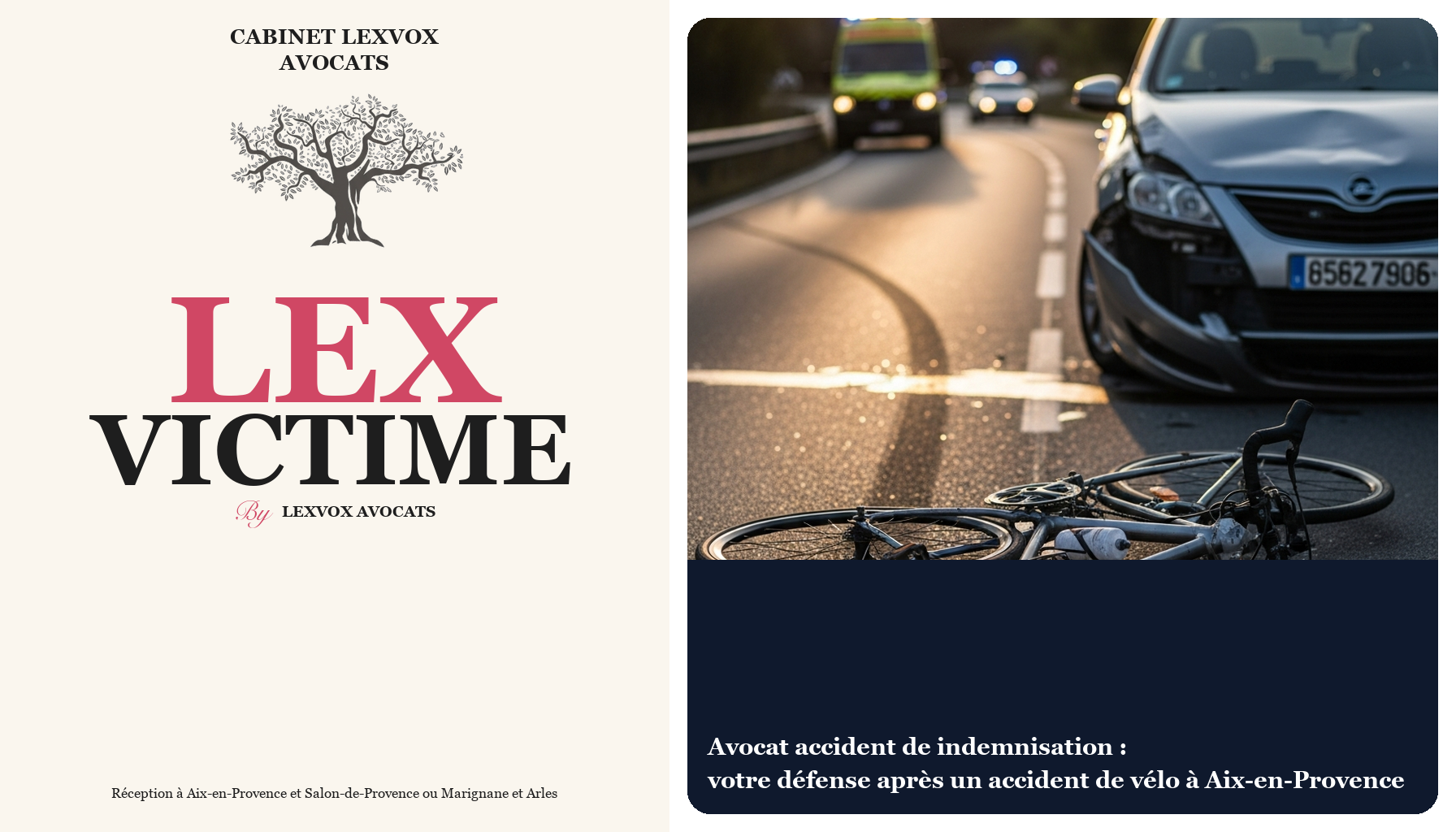 Avocat accident de indemnisation : votre défense après un accident de vélo à Aix-en-Provence