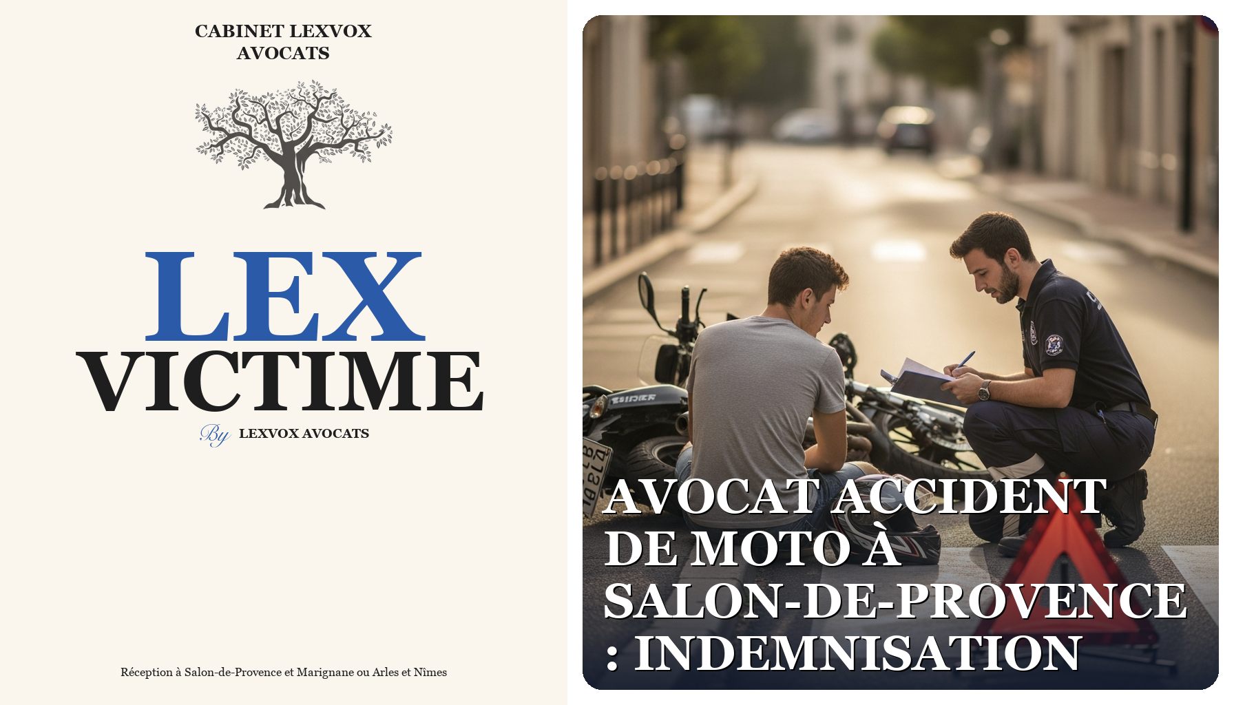 Avocat accident de moto à Salon-de-Provence : indemnisation