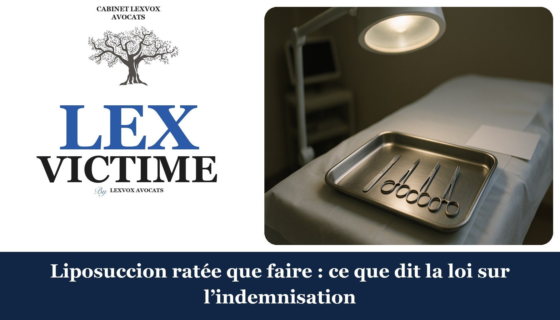 Liposuccion ratée que faire : ce que dit la loi sur l’indemnisation