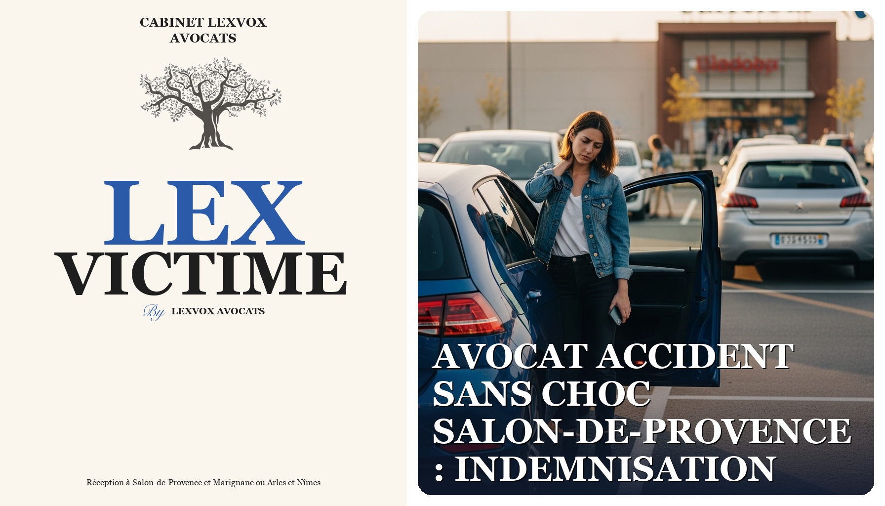 Avocat accident sans choc Salon-de-Provence : indemnisation