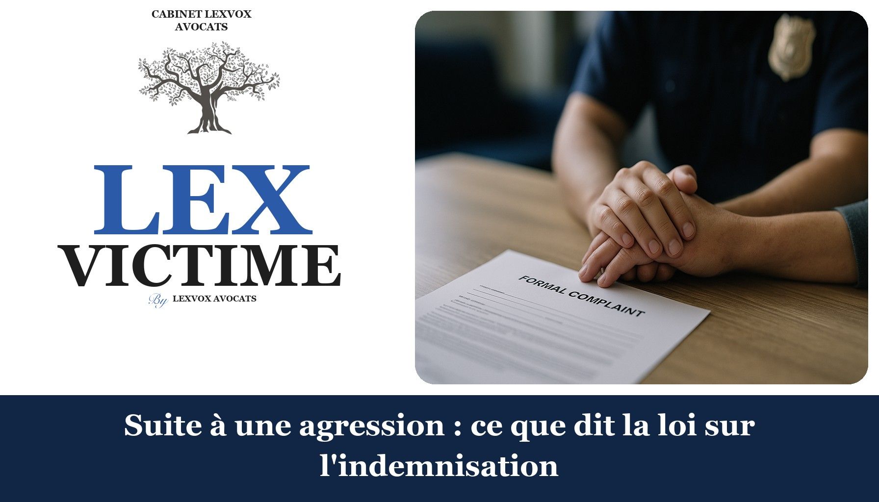 Suite à une agression : ce que dit la loi sur l'indemnisation