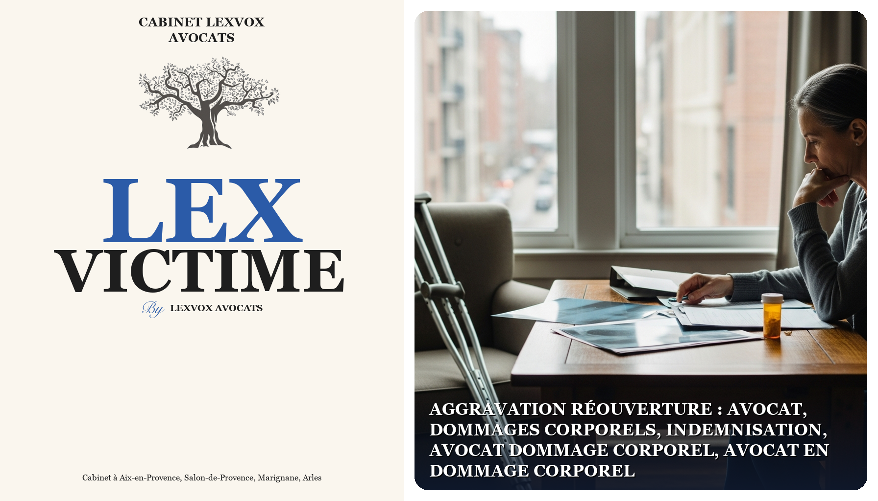 Aggravation réouverture : avocat, dommages corporels, indemnisation, avocat dommage corporel, avocat en dommage corporel