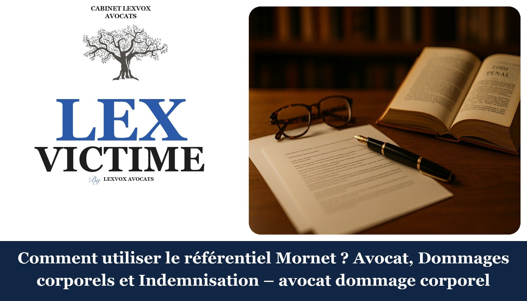Comment utiliser le référentiel Mornet ? Avocat, Dommages corporels et Indemnisation – avocat dommage corporel
