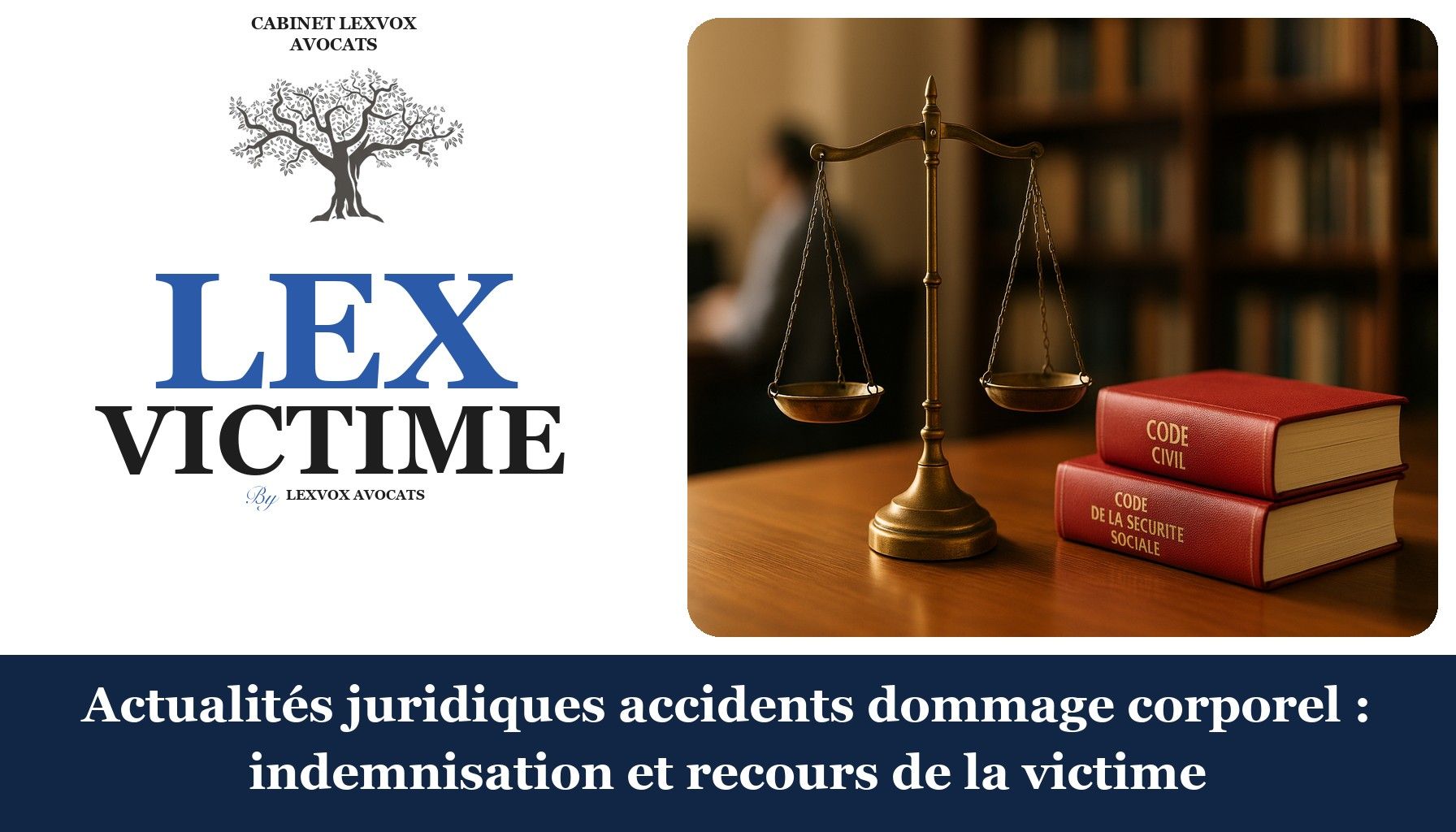 Actualités juridiques accidents dommage corporel : indemnisation et recours de la victime