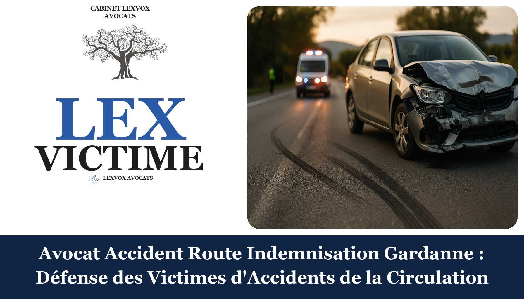 Avocat Accident Route Indemnisation Gardanne : Défense des Victimes d'Accidents de la Circulation