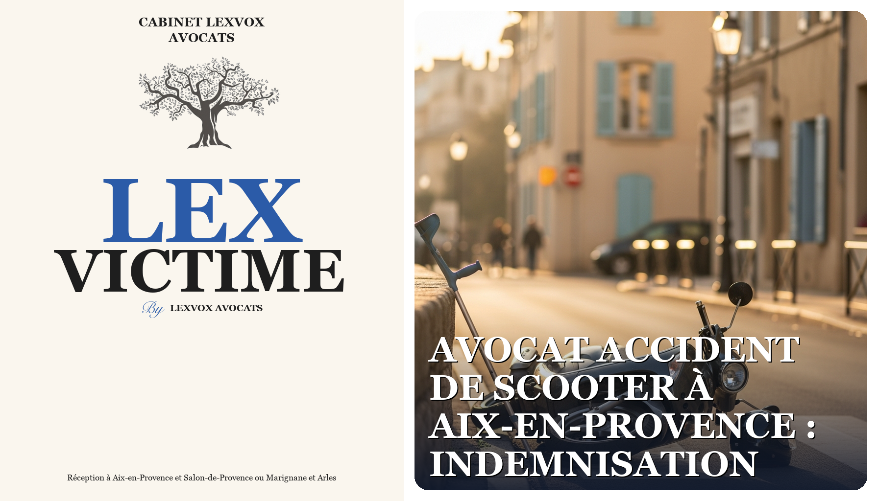 Avocat accident de scooter à Aix-en-Provence : indemnisation