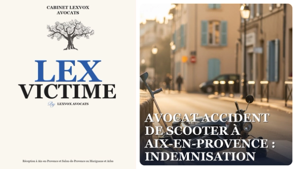 Accident de moto ou de scooter à Aix-en-Provence : quelle indemnisation intégrale du dommage corporel pour le motard victime et son passager