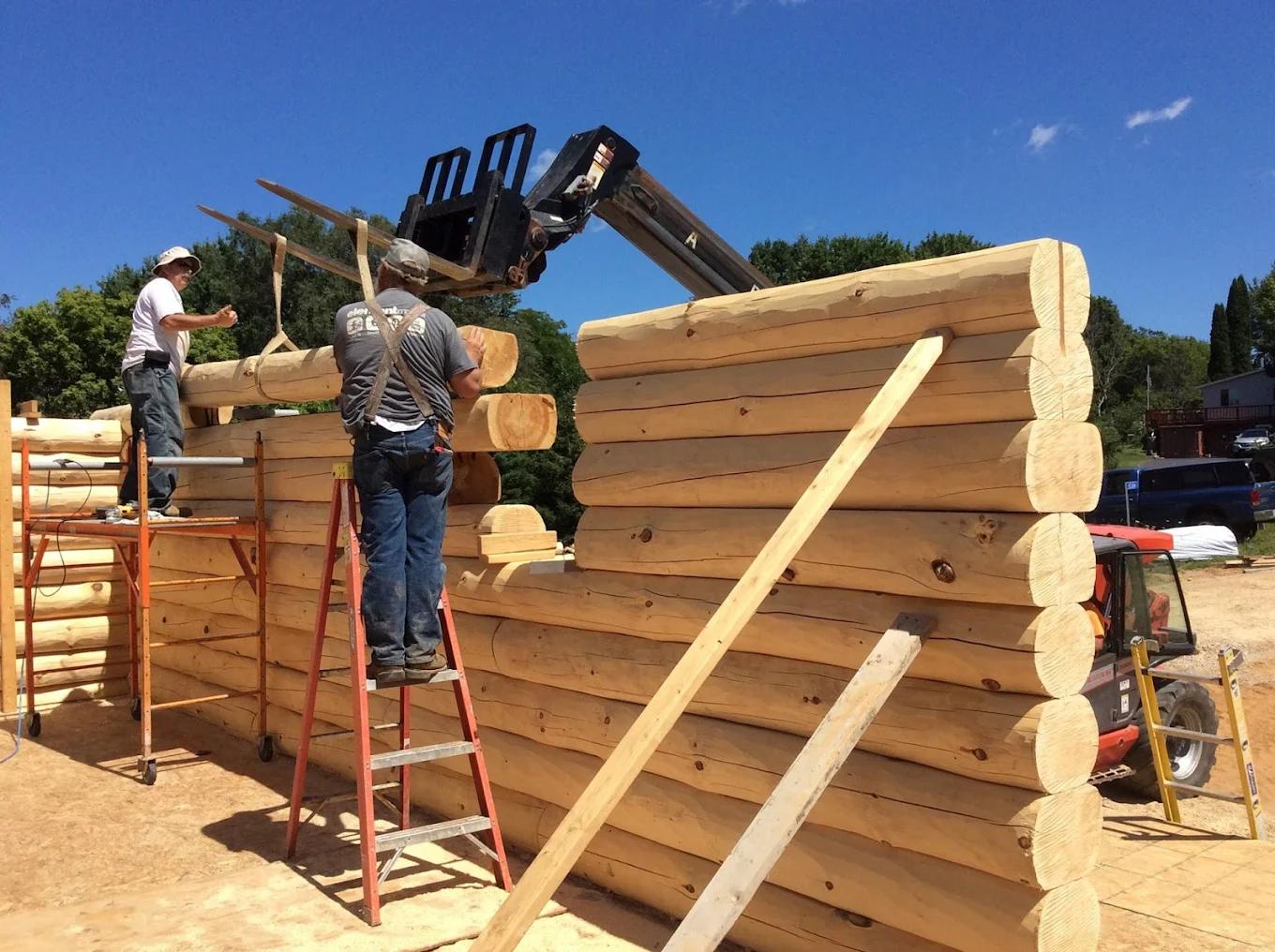 Wisconsin-made log home packages. Made the classic way.