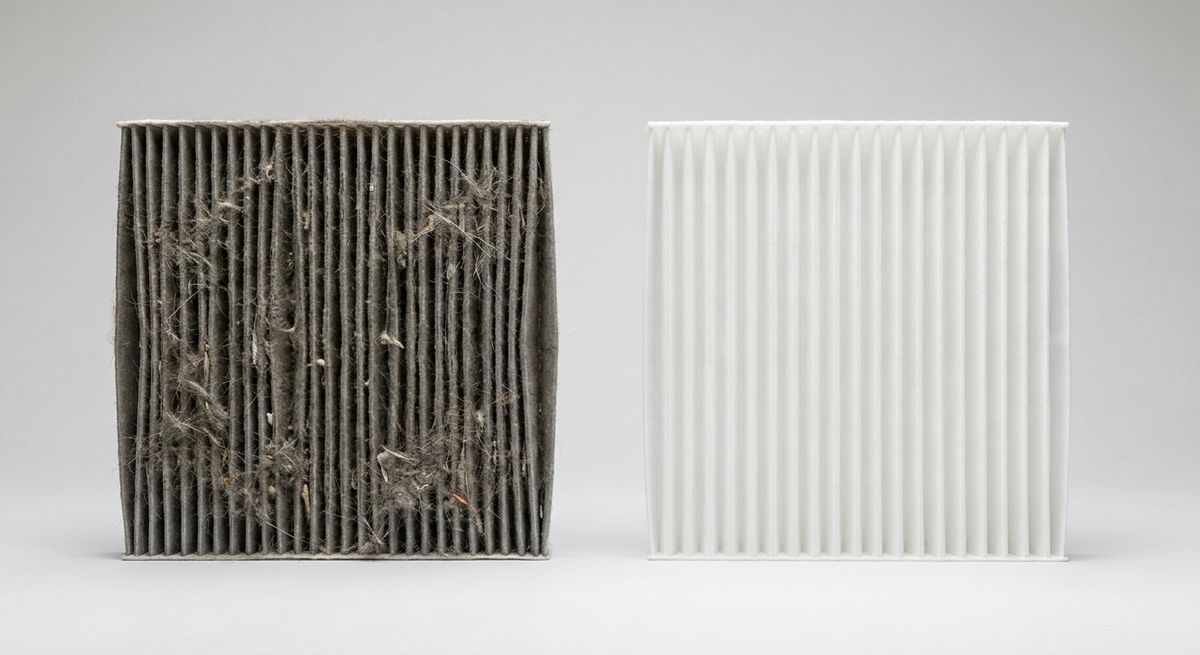 HVAC air filter replacement