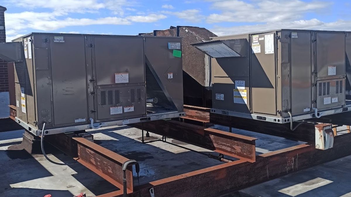 Art HVAC Team Commissioning a New Heil High Efficiency Furnace and Condenser at a NYC Residential Building Site