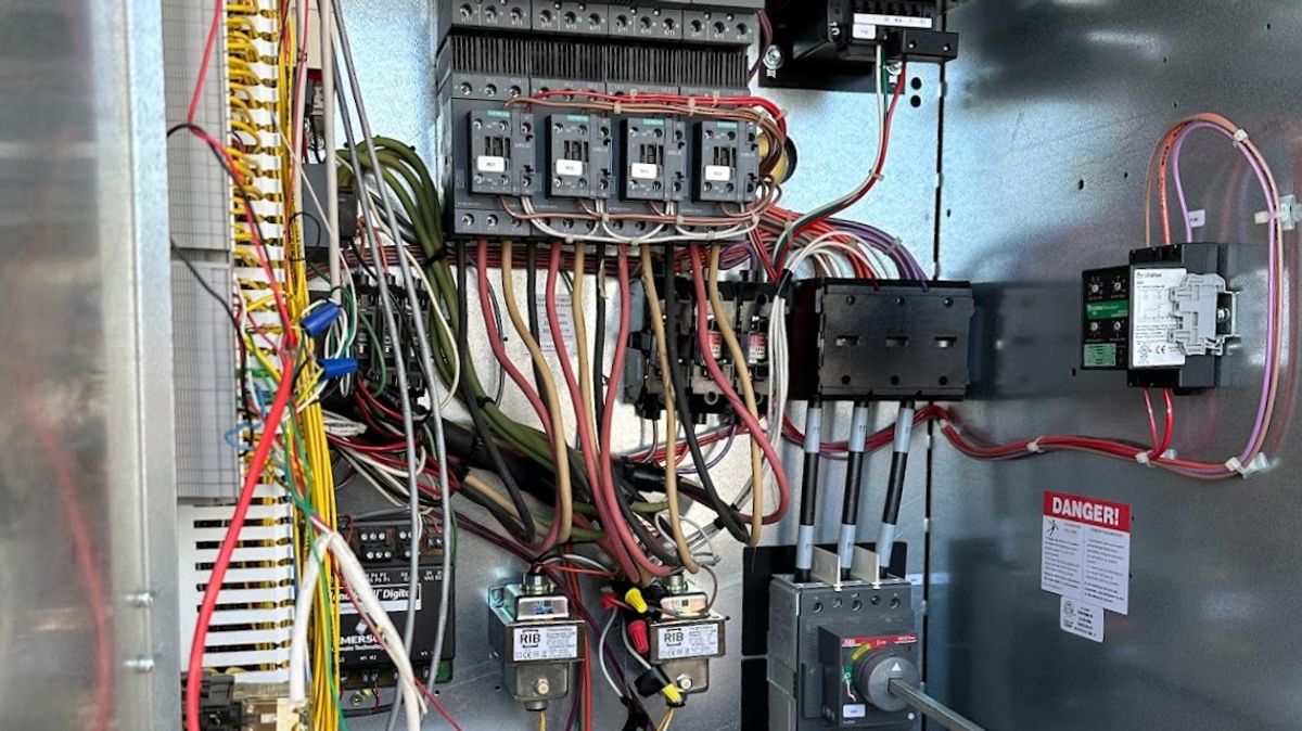 Art HVAC Technician Installing a Manitowoc Indigo Nxt Ice Machine at a NYC Hotel Commercial Kitchen Property Site