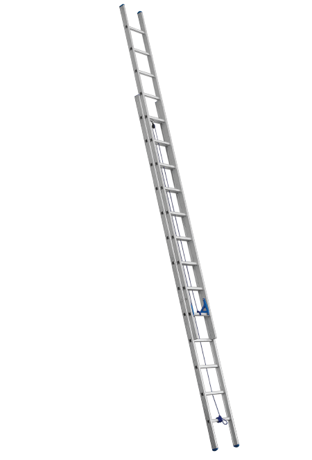 Double Section Straight Aluminium Ladder