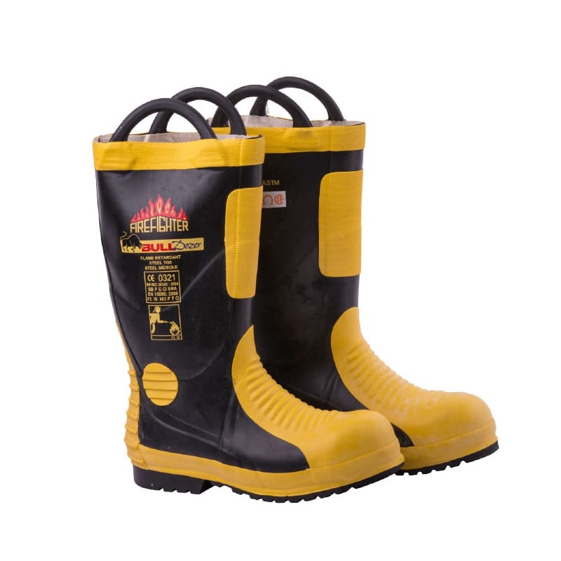 Bulldozer BD 9788 Synthetic Firefighter Boots