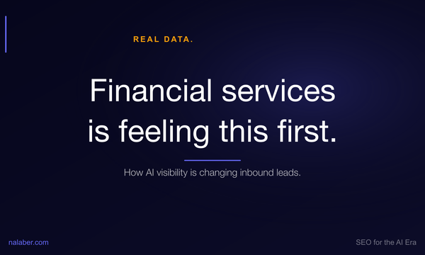 How Is AI Visibility Affecting Inbound Leads in Financial Services? (What We're Seeing)