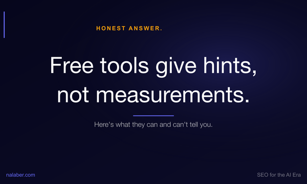 Can Free Tools Really Tell You How Visible You Are to AI Search? (Yes, Here's How)
