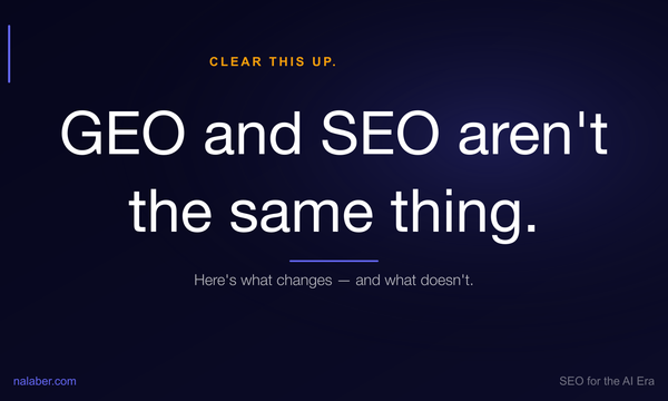 GEO vs SEO: What's Actually Different in 2026?