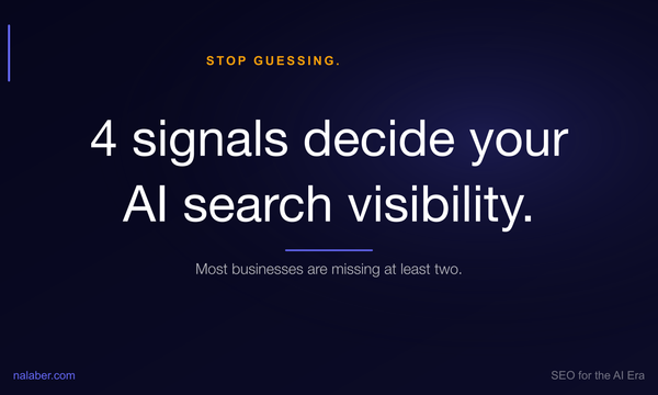 The 4 Signals That Drive AI Search Visibility