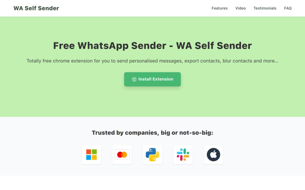 image of WA Self Sender image of WA Self Sender