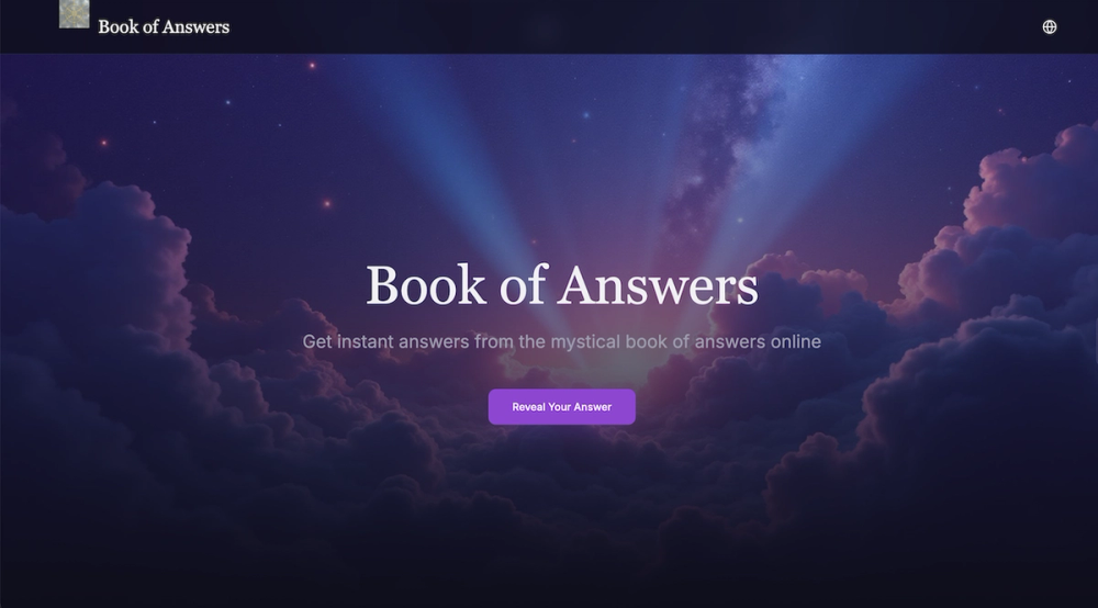 image of My Book Of Answer Online image of My Book Of Answer Online