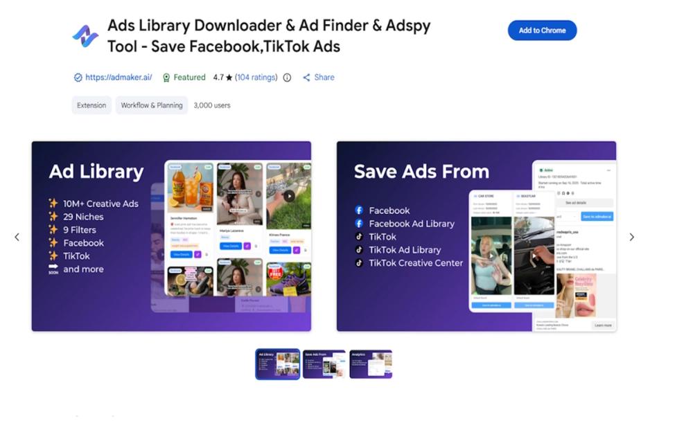 image of AI Ads Library - Ad Finder image of AI Ads Library - Ad Finder
