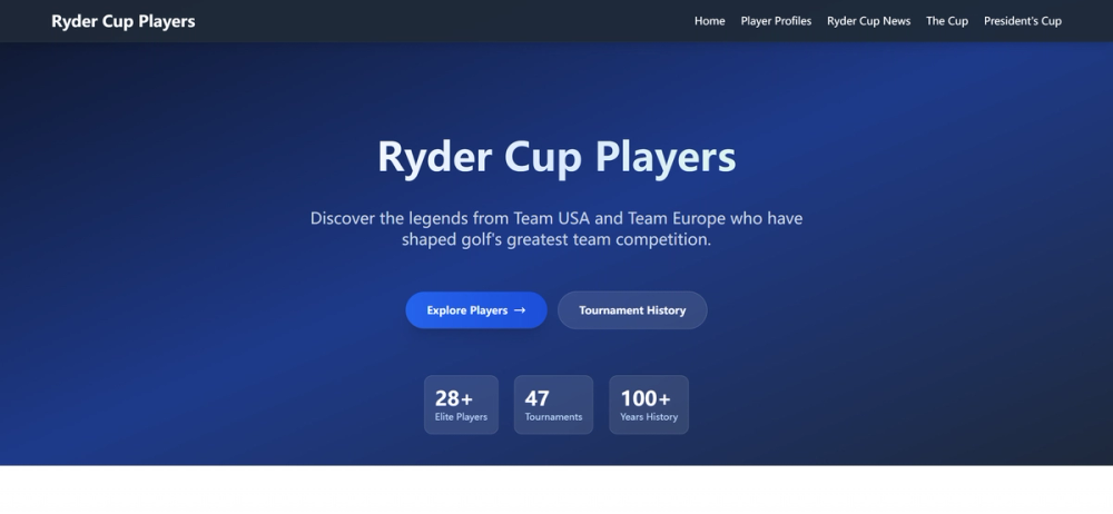 image of Ryder Cup Players image of Ryder Cup Players