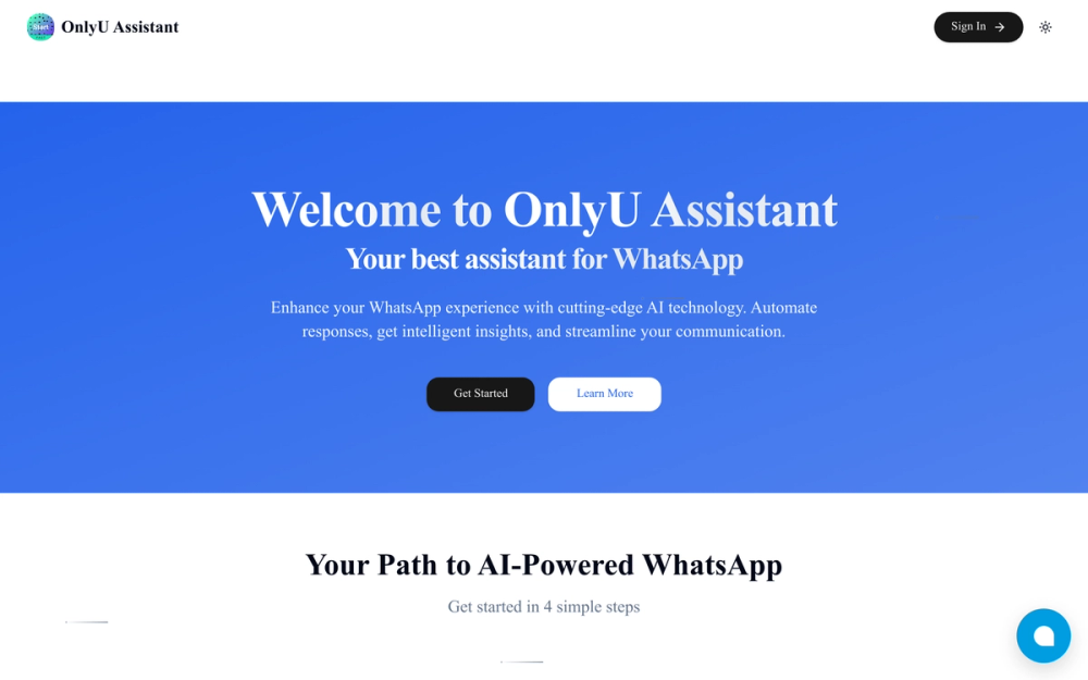 image of OnlyU Assistant