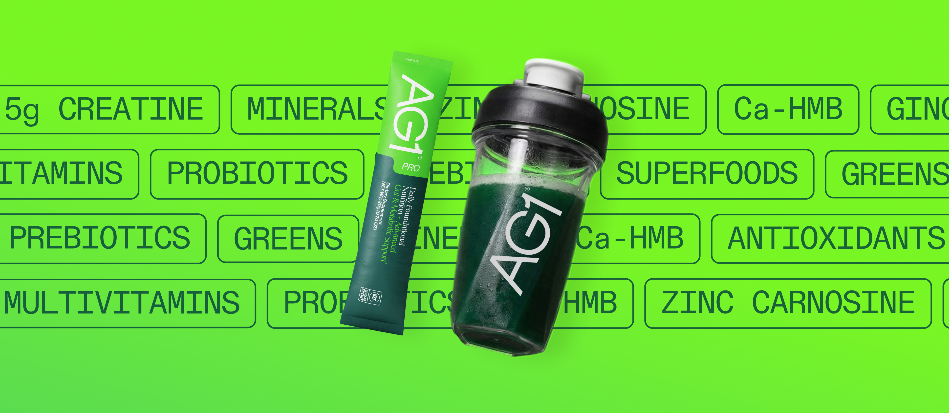 Meet AG1 Pro: An upgraded greens powder with creatine | AG1