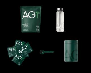 AG1 Athletic Greens All New Premium Bottle Shaker Metal Stainless