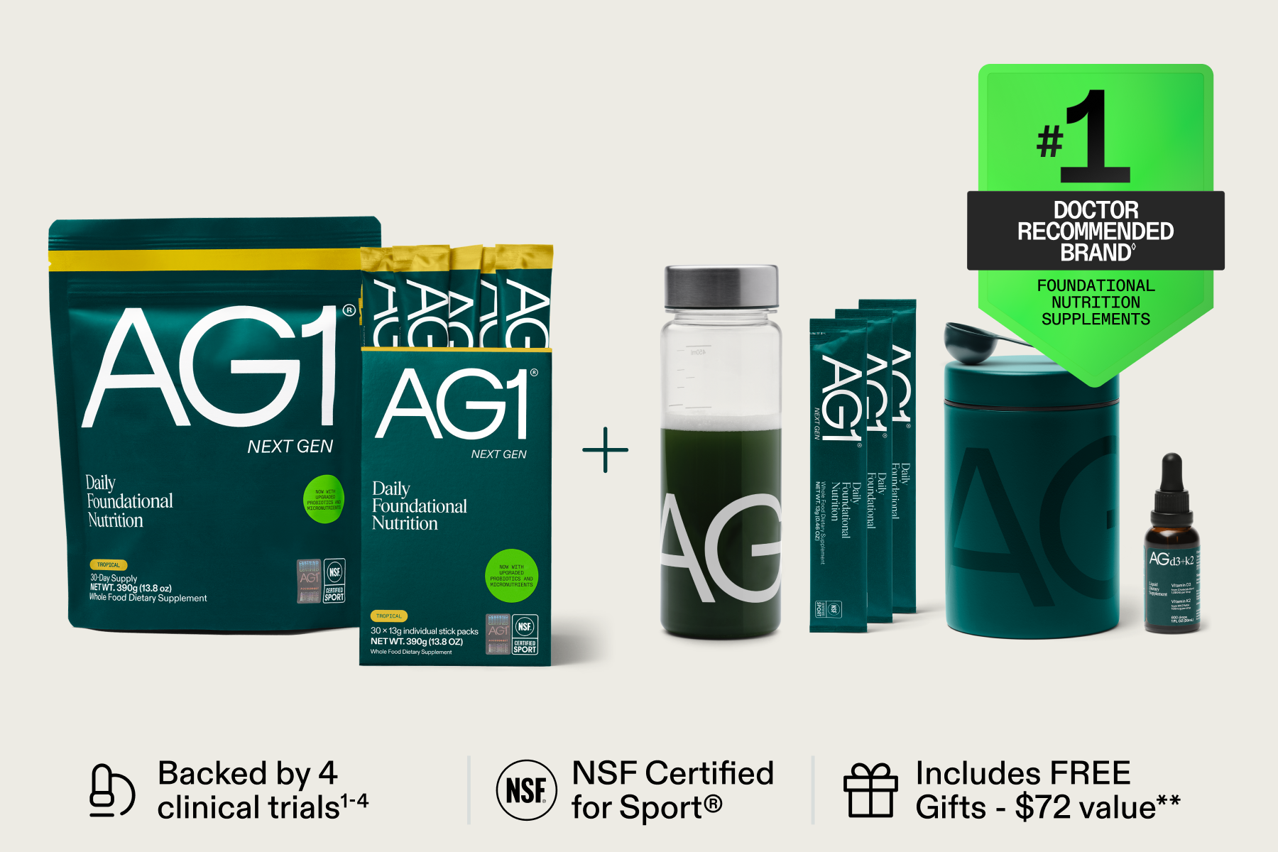 Home & Away Pack | AG1