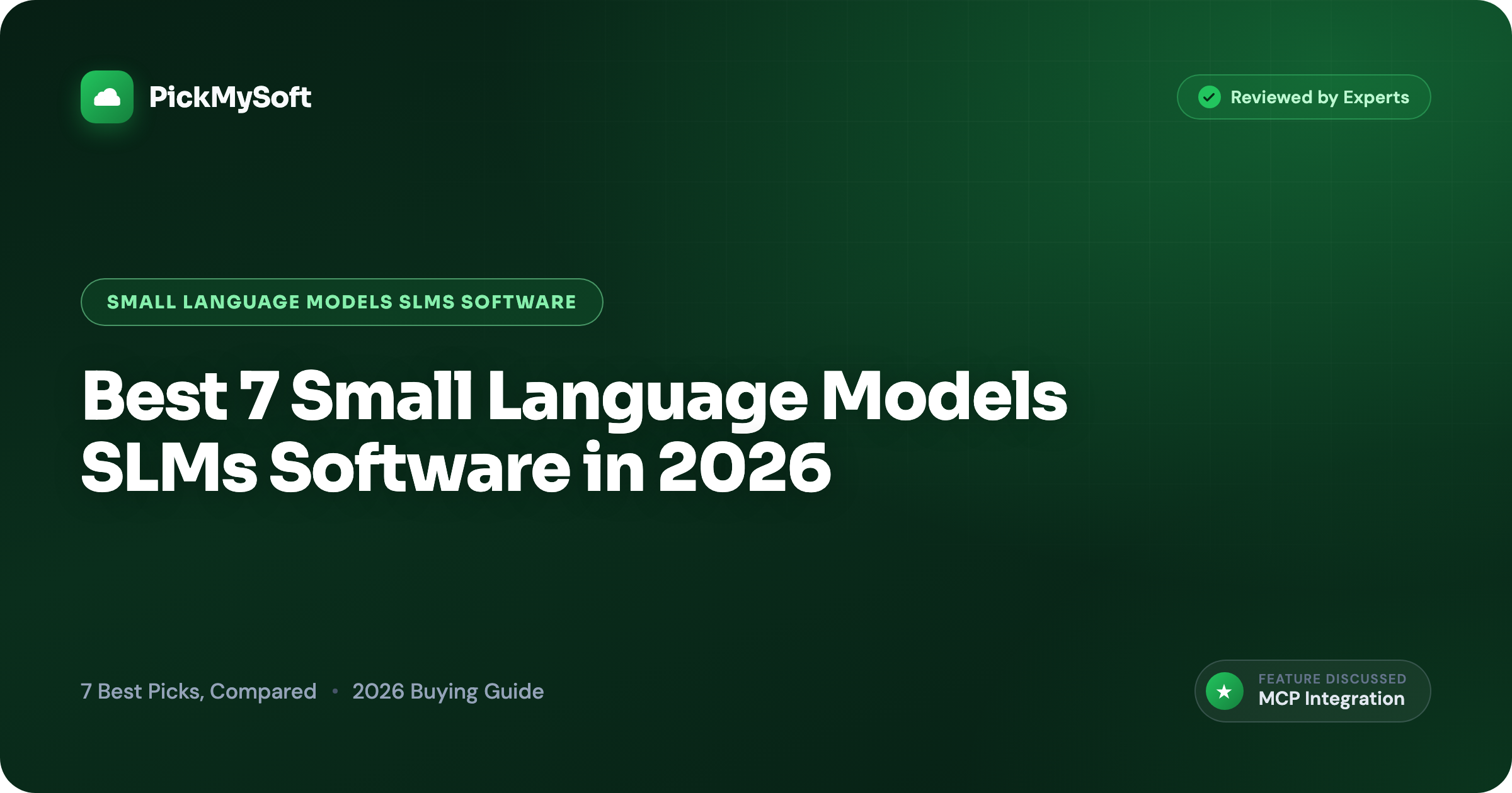 Best 7 Small Language Models SLMs Software in 2026