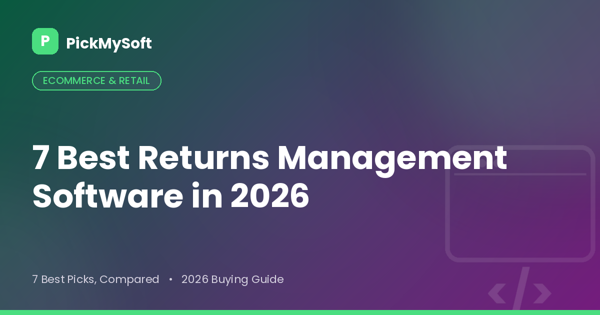 Best Returns Management Software 