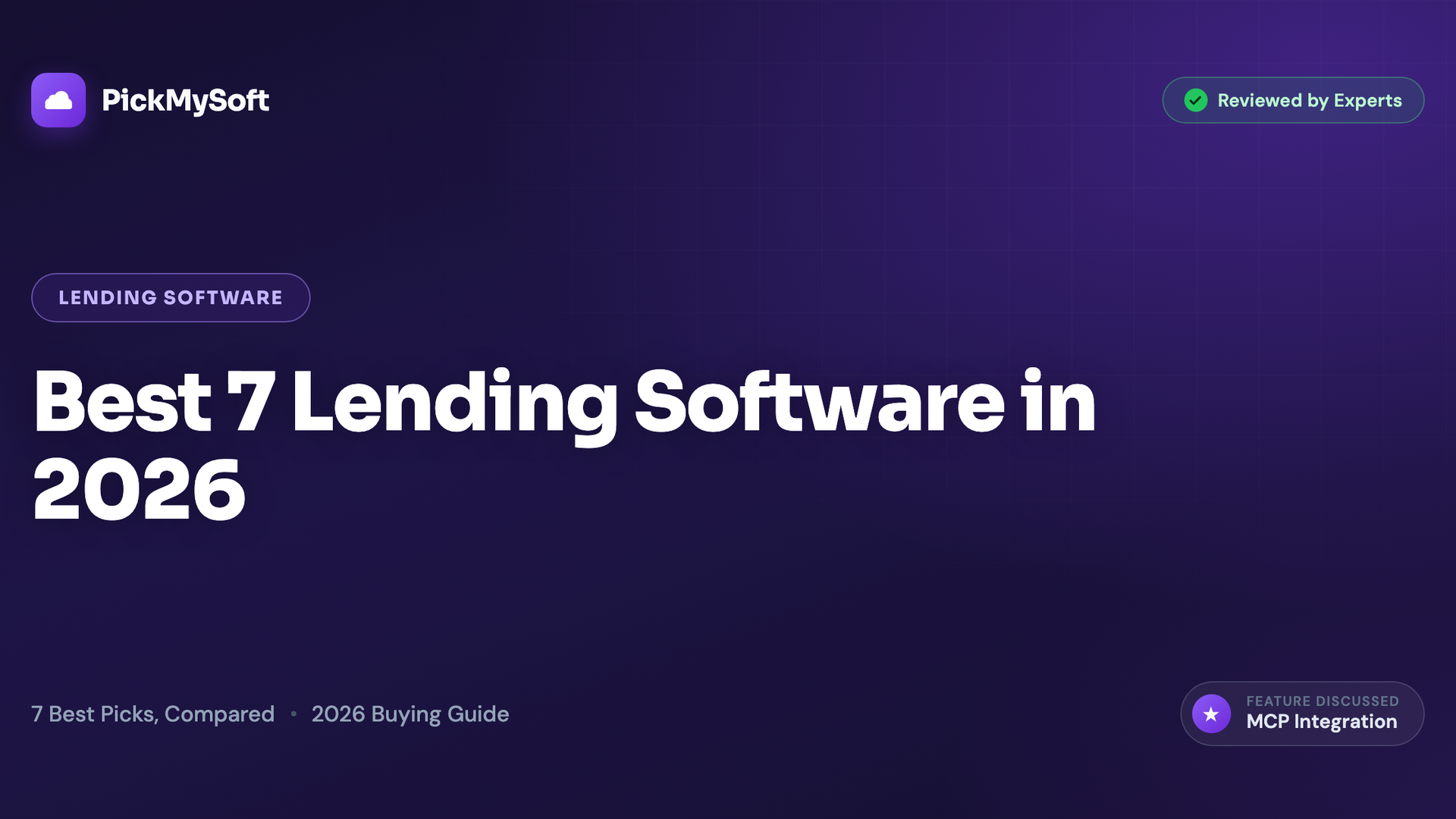Best 7 Lending Software in 2026
