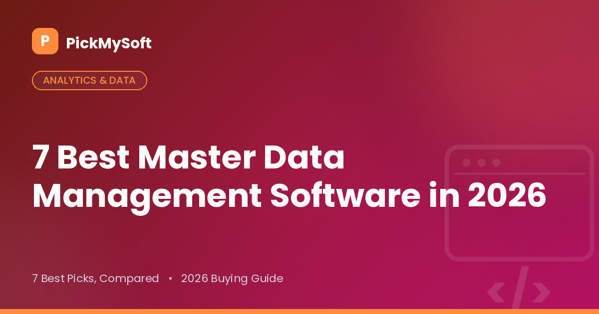 Best Master Data Management Software