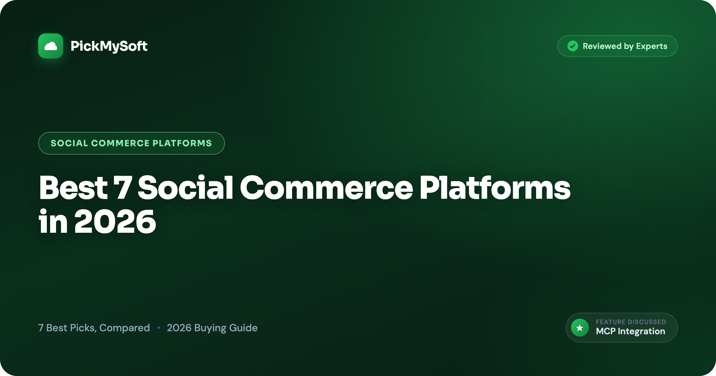 Best 7 Social Commerce Platforms in 2026