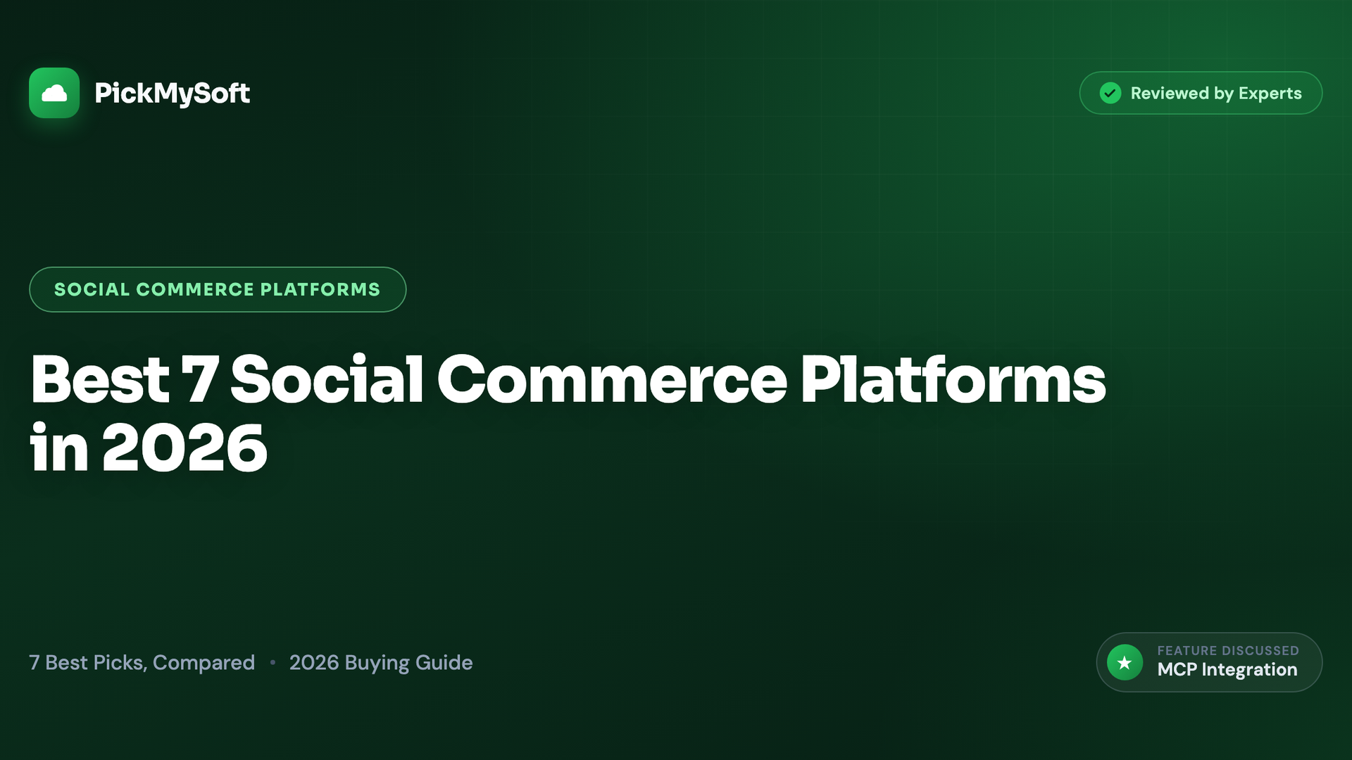 Best 7 Social Commerce Platforms in 2026