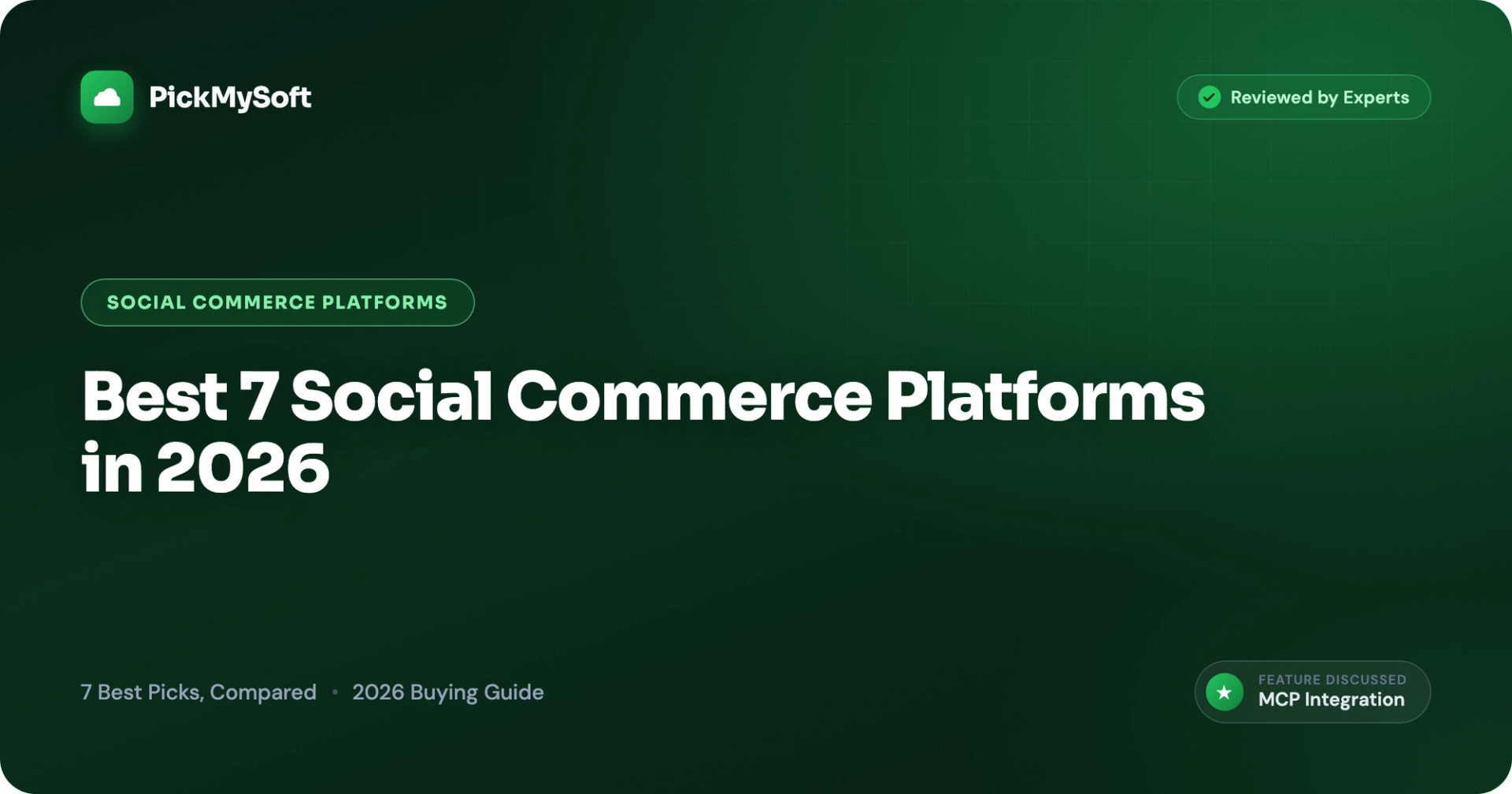 Best 7 Social Commerce Platforms in 2026