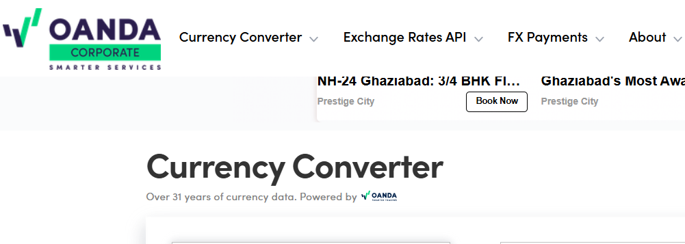 OANDA Currency Converter