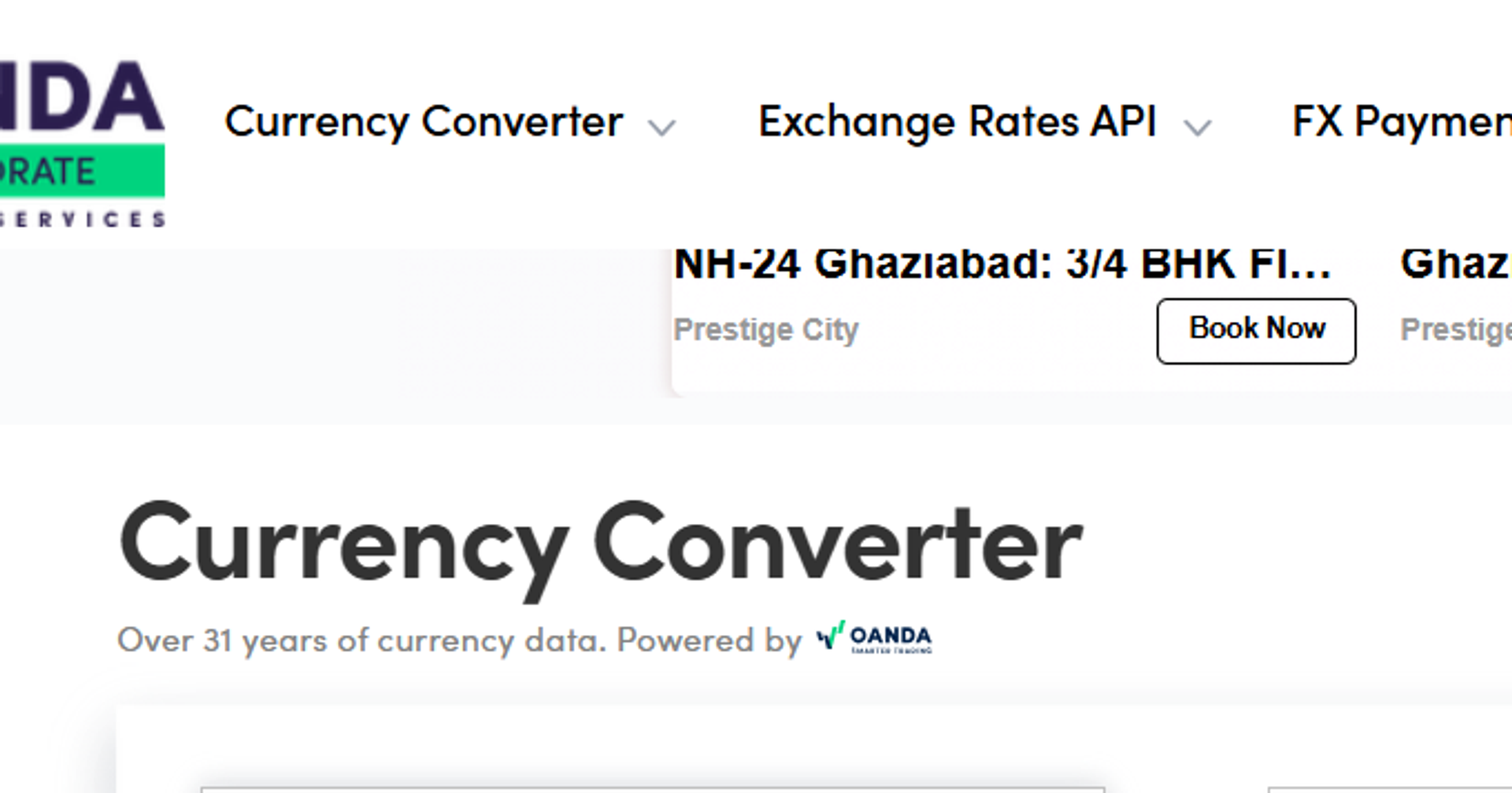 OANDA Currency Converter