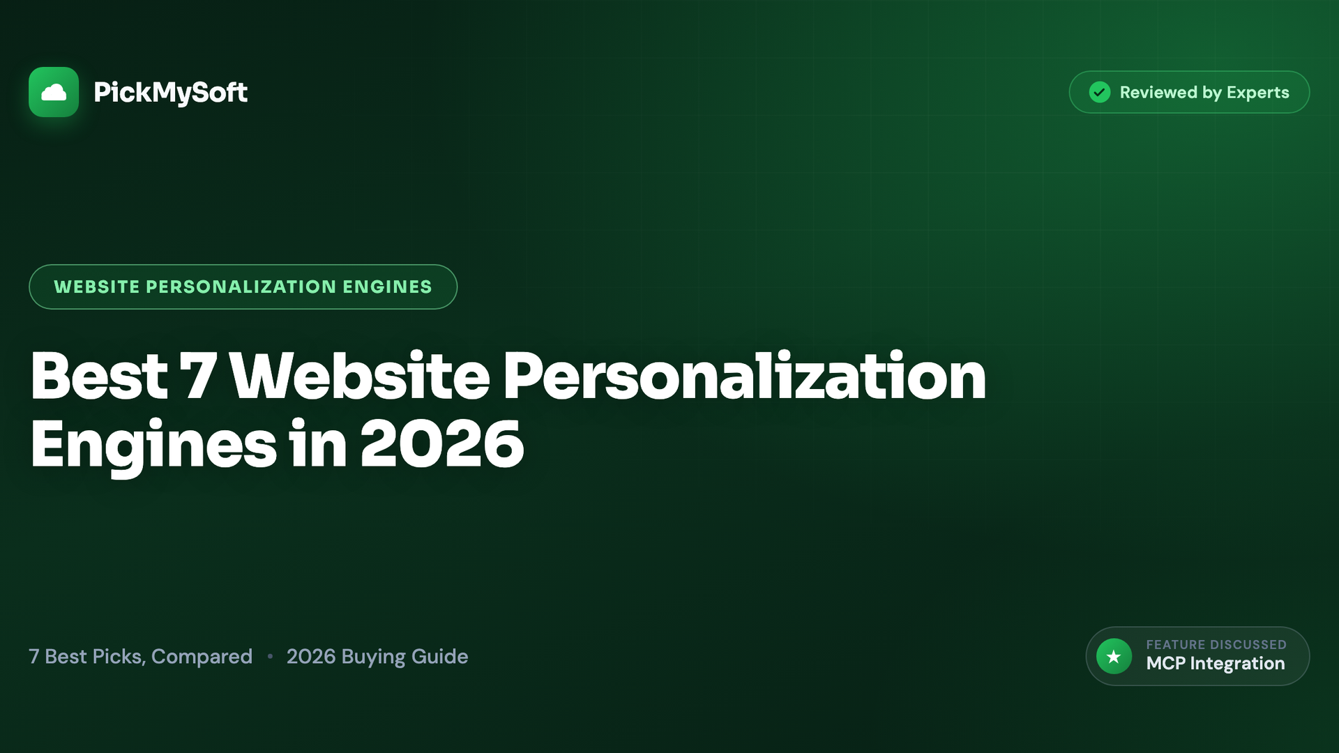 Best 7 Website Personalization Engines in 2026