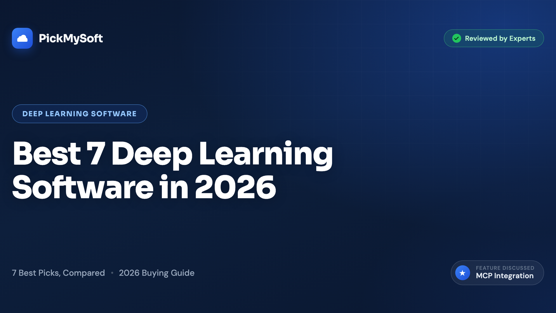 Best 7 Deep Learning Software in 2026