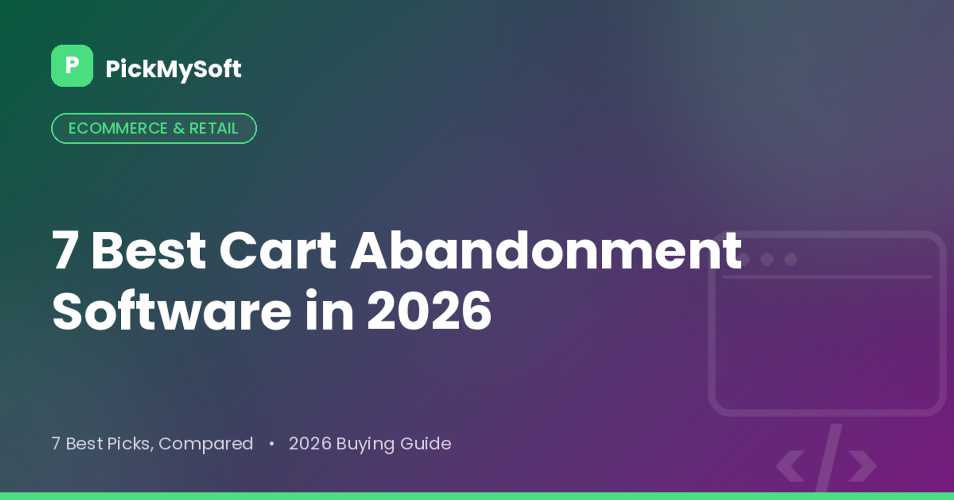 Best Cart Abandonment Software