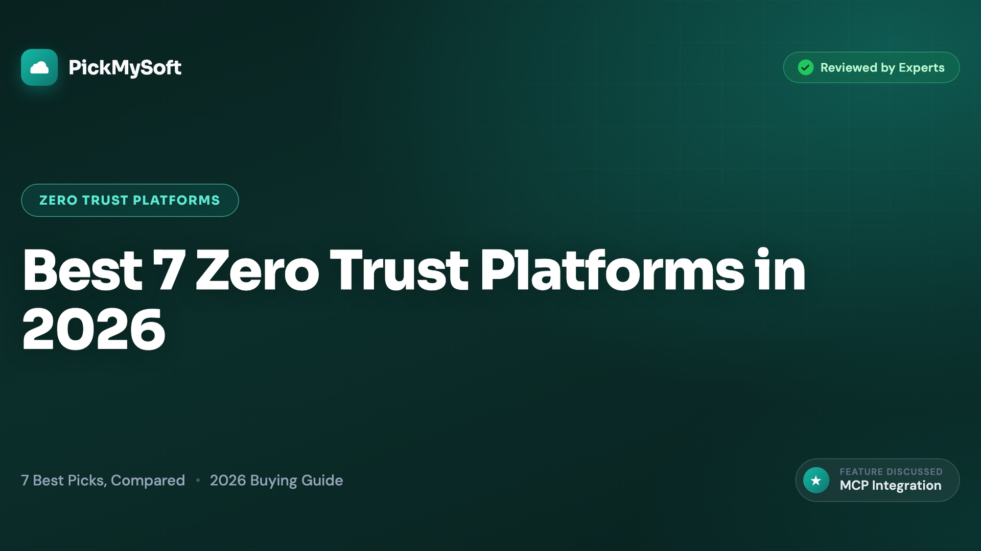 Best 7 Zero Trust Platforms in 2026