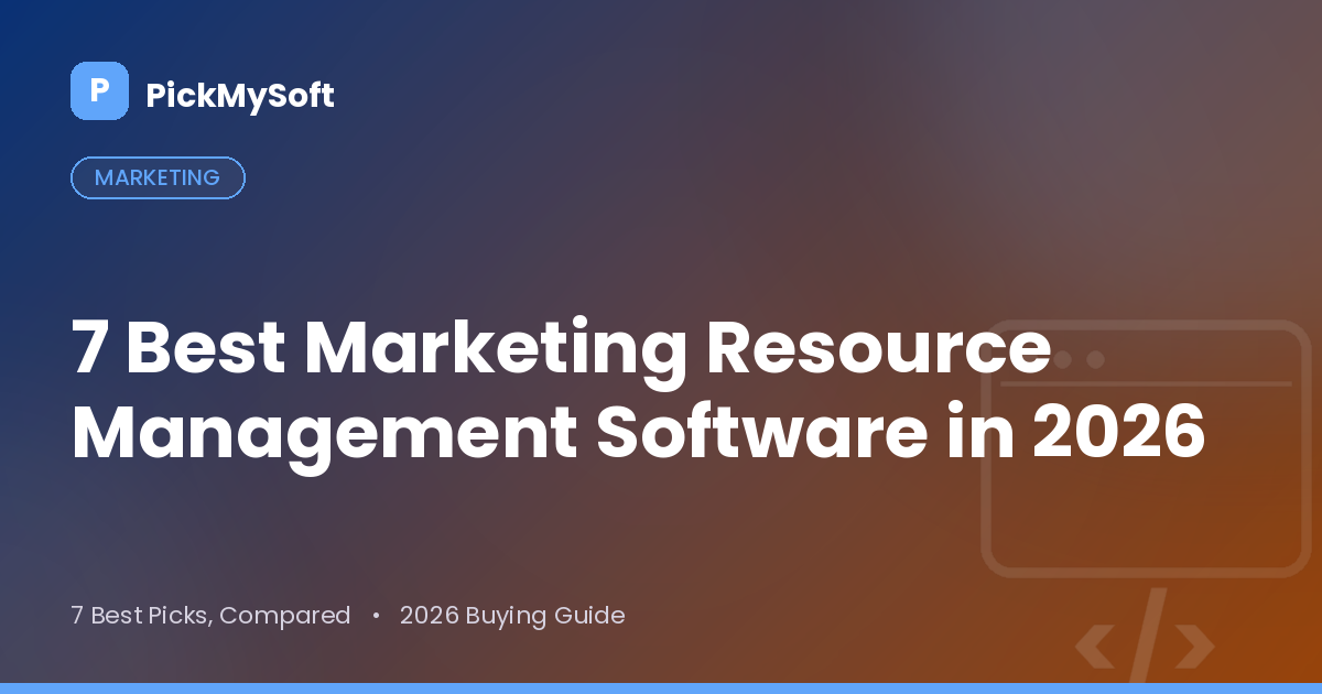 7 Best Marketing Resource Management