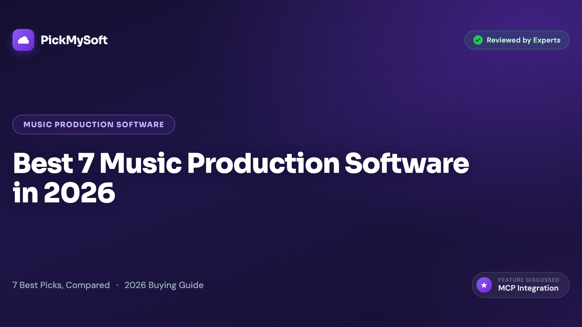 Best 7 Music Production Software in 2026