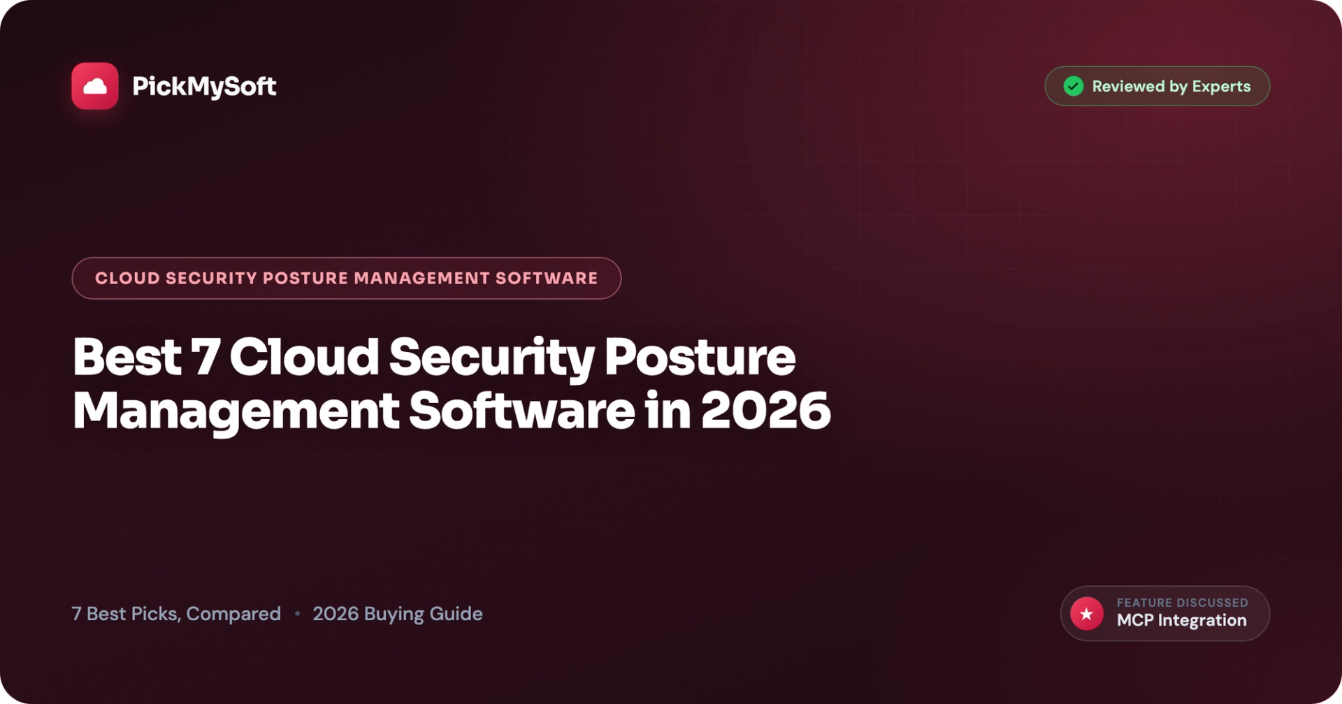 Best 7 Cloud Security Posture Management Software in 2026