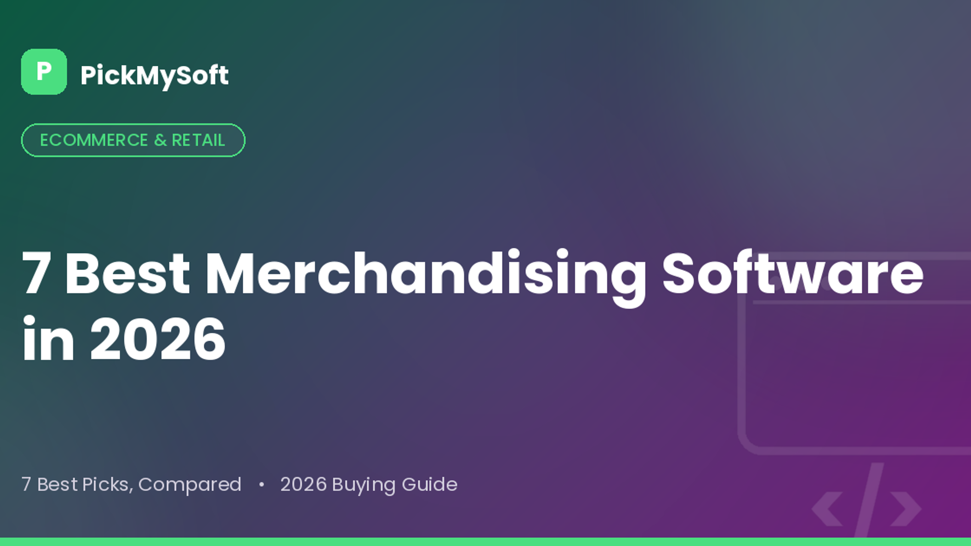 Best Merchandising Software
